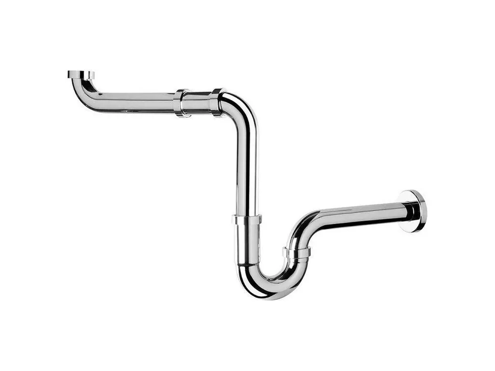 Pouze Dnes HANDICAP umyvadlový sifon šetřící místo 5/4" odpad 32mm, chrom