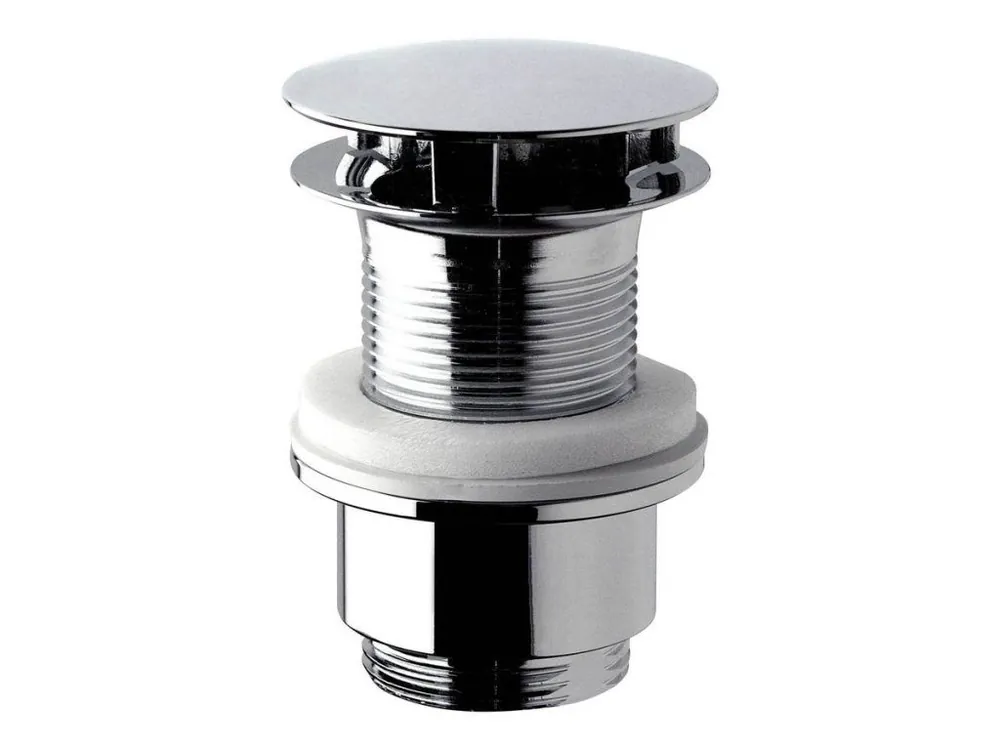 Umyvadlová výpust 5/4“, neuzavíratelná, velká krytka, tl.30-45mm, chrom Přímo Od Výrobce