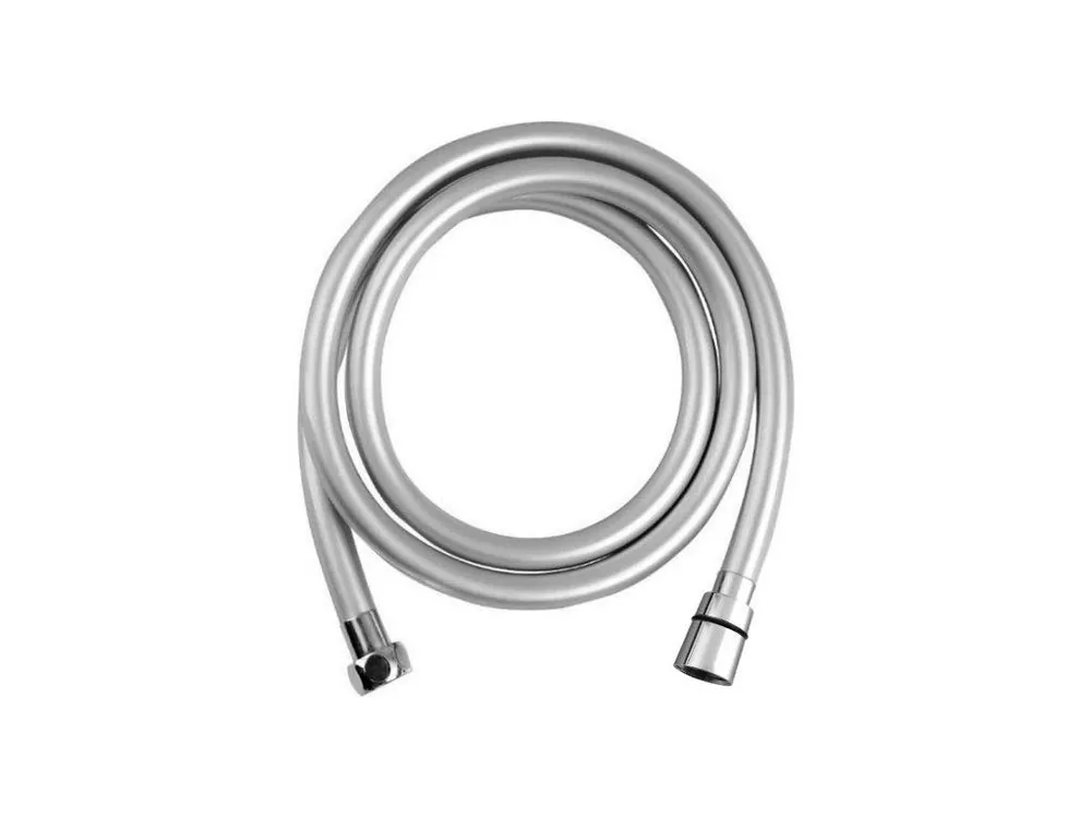 Tovární Cena SOFTFLEX hladká sprchová plastová hadice, 200cm, metalická stříbrná/chrom