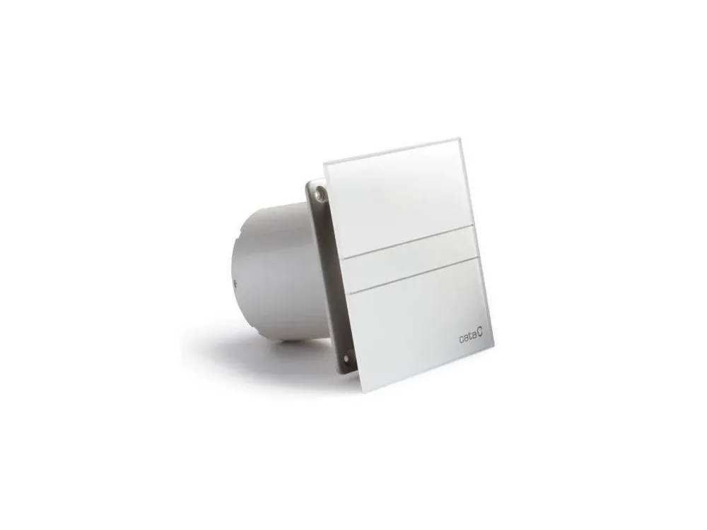 Časově Omezené E-100 GT koupelnový ventilátor axiální s časovačem, 8W, potrubí 100mm, bílá