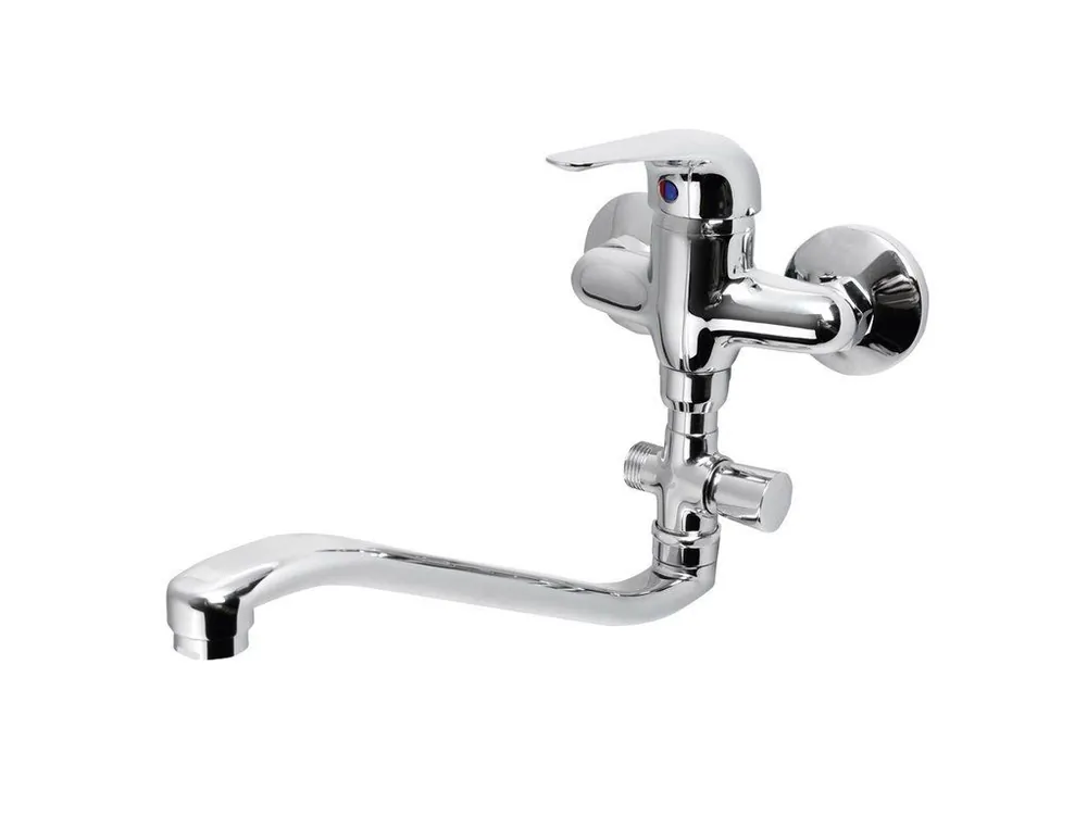 Akční Nabídka AQUALINE 35 nástěnná umyvadlová/vanová baterie, rozteč 100mm, chrom
