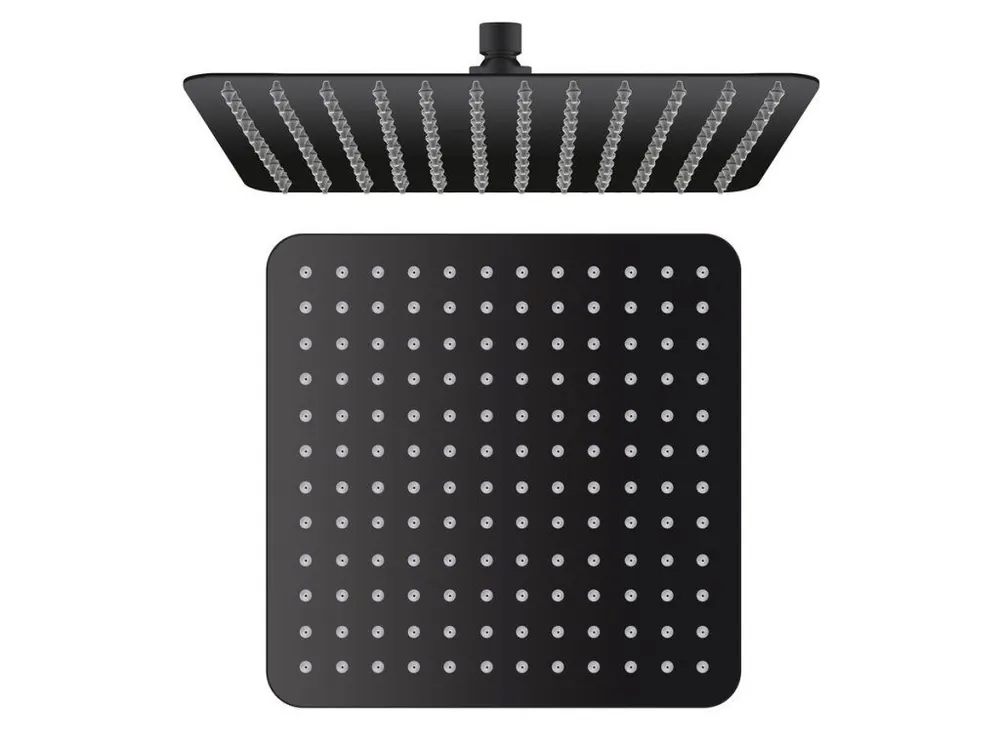 Rychlé Dodání SLIM hlavová sprcha, 300x300mm, černá mat