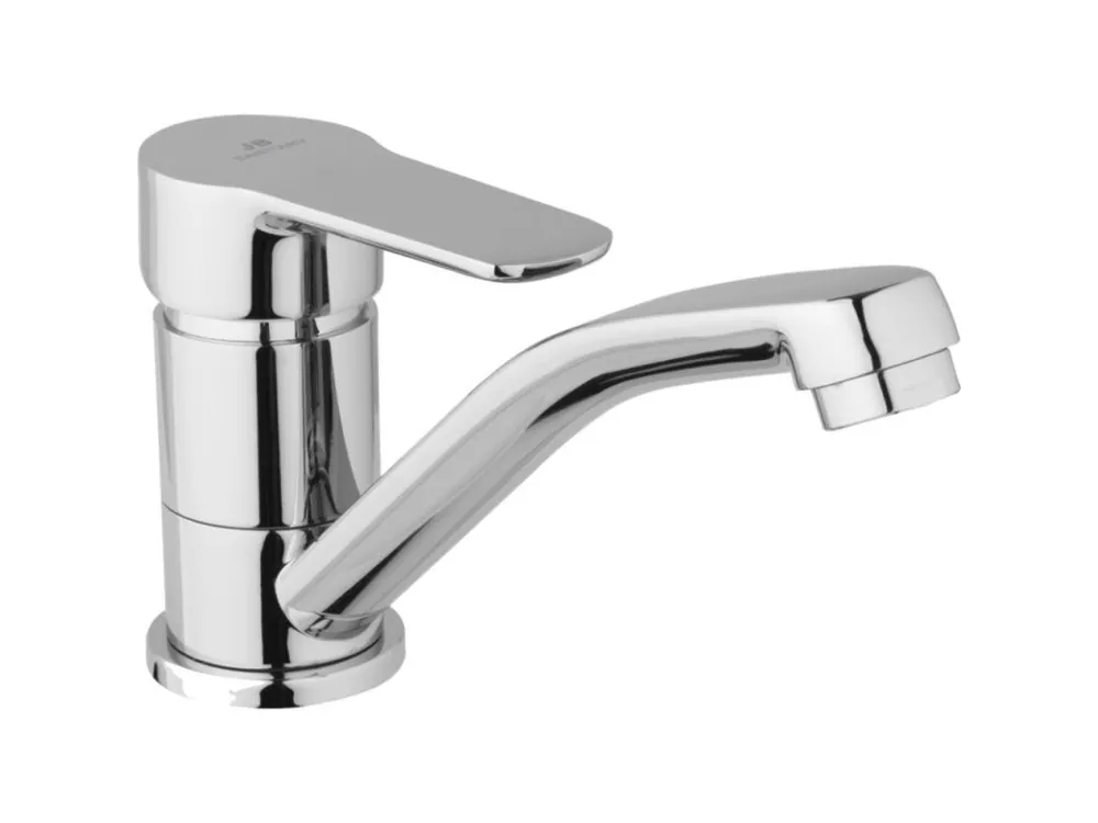 Stojánková umyvadlová a dřezová baterie MIRAM, otočné ramínko 150 mm Must-Have