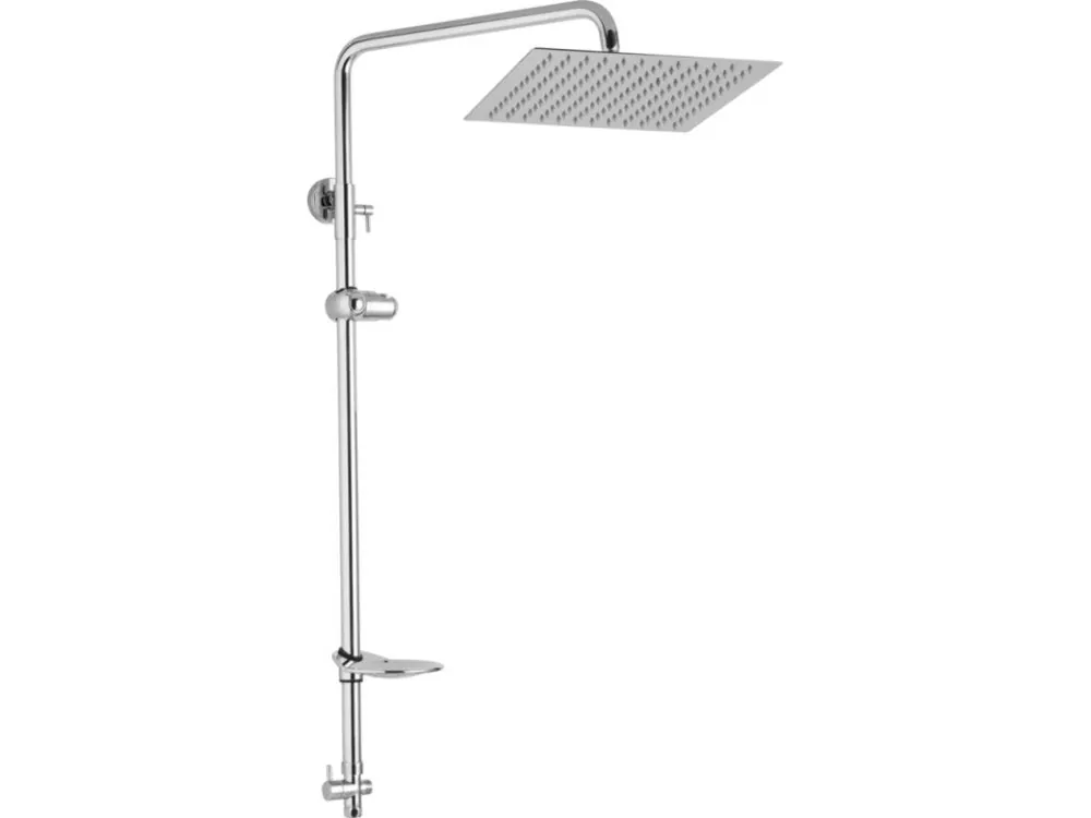 Sprchová sestava pro horní vývod, průměr 25cm, včetně keramický přepínač, mýdlenka, držák sprchy, bez příslušenství Odeslání Ihned