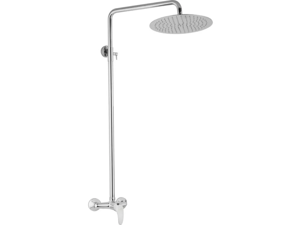 Sprchová sestava s baterií SLIM s horním vývodem, průměr 30cm Časově Omezené