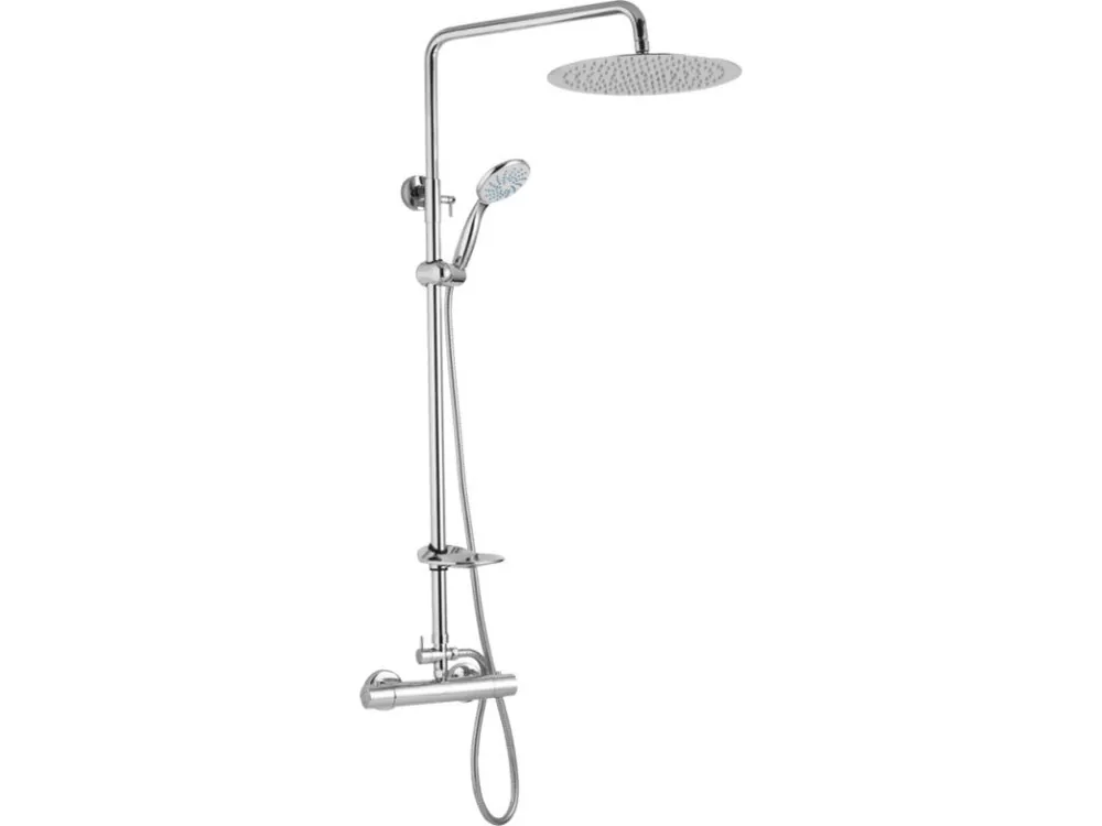 Sprchová sestava s termostatickou baterií s horním vývodem, průměr 30cm, s příslušenstvím Rychlé Dodání