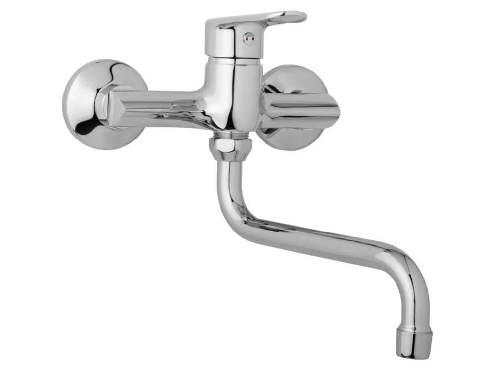 Nástěnná dřezová a umyvadlová baterie FINERY, rozteč 150 mm, trubkové ramínko 200 mm Doprava Zdarma