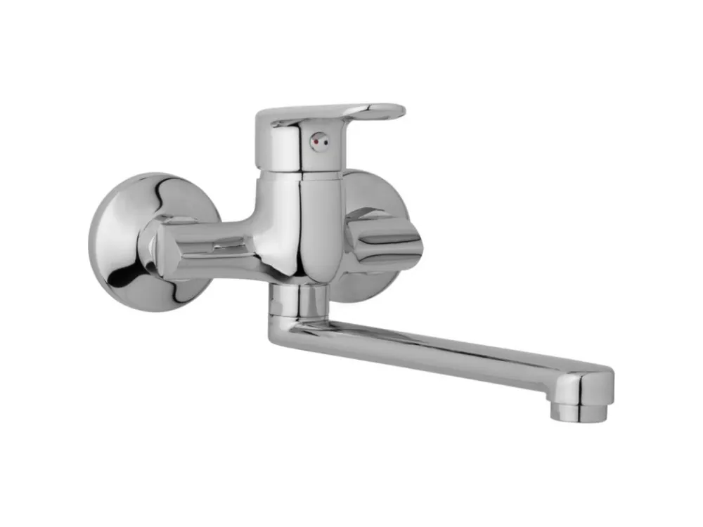 JB Sanitary nástěnná dřezová a umyvadlová baterie FINERY F10 30 10 rozteč 100 mm, ramínko 300 mm Nízká Cena