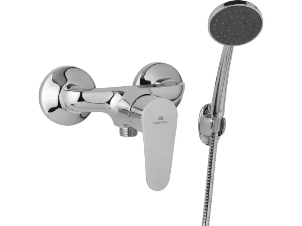 JB Sanitary nástěnná sprchová baterie TIRA D10 55 01 rozteč 100 mm včetně sprchového příslušenství Hit Sezóny