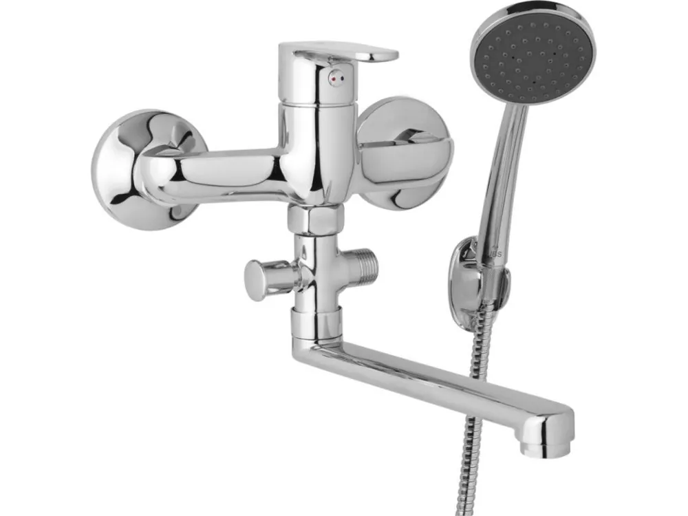 Nejlepší Cena JB Sanitary nástěnná umyvadlová a sprchová baterie TIRA D10 36 11 rozteč 150 mm s příslušenstvím, ramínko 300 mm