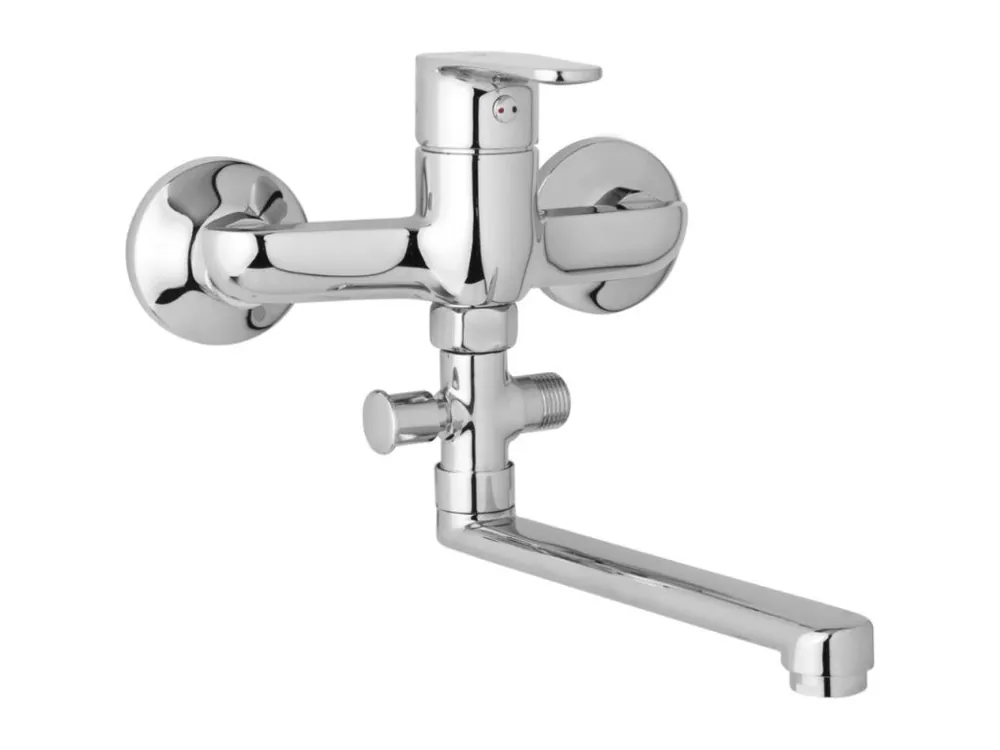 Výprodej JB Sanitary nástěnná umyvadlová a sprchová baterie TIRA D10 36 00 rozteč 150 mm, bez příslušenství, ramínko 200 mm