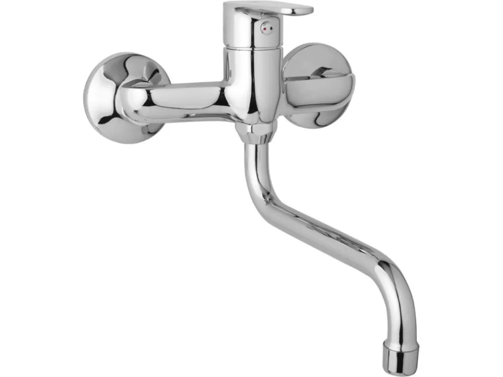 Časově Omezené JB Sanitary nástěnná dřezová a umyvadlová baterie TIRA D10 35 30 rozteč 150 mm, trubkové ramínko 200 mm