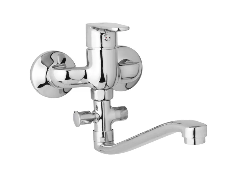 JB Sanitary nástěnná umyvadlová a sprchová baterie TIRA D10 31 20 rozteč 100 mm, bez příslušenství, S ramínko 250 mm Akční Nabídka