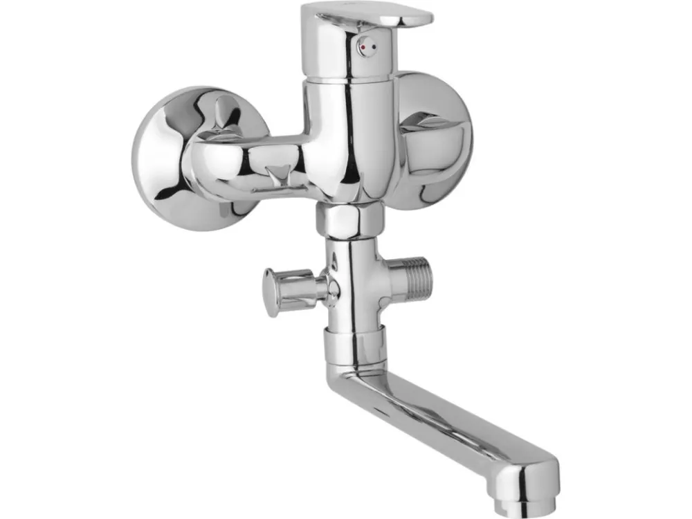 JB Sanitary nástěnná umyvadlová a sprchová baterie TIRA D10 31 10 rozteč 100 mm, bez příslušenství, ramínko 300 mm Nakupujte Hned