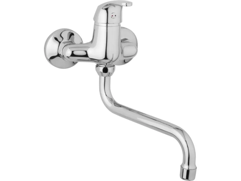Koupit Online JB Sanitary nástěnná dřezová a umyvadlová baterie SLIM A10 30 50 rozteč 100 mm, trubkové ramínko 300 mm