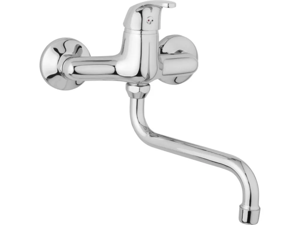 JB Sanitary nástěnná dřezová a umyvadlová baterie SLIM A10 35 30 rozteč 150 mm, trubkové ramínko 200 mm Tovární Cena