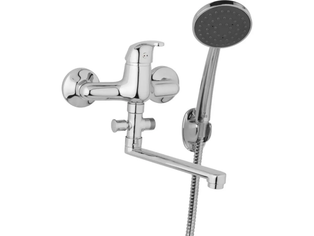 Expresní Doručení JB Sanitary nástěnná umyvadlová a sprchová baterie SLIM A10 36 11 rozteč 150 mm, s příslušenstvím, ramínko 300 mm