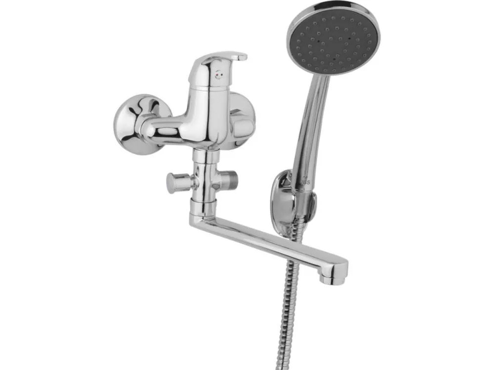 Levný JB Sanitary nástěnná umyvadlová a sprchová baterie SLIM A10 31 11 rozteč 100 mm