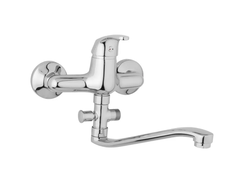 JB Sanitary nástěnná umyvadlová a sprchová baterie SLIM A10 36 20 rozteč 150 mm, bez příslušenství, S ramínko 250 mm Akční Nabídka