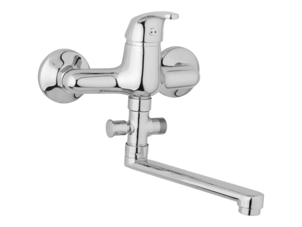 JB Sanitary nástěnná umyvadlová a sprchová baterie SLIM A10 36 00 rozteč 150 mm, bez příslušenství, ramínko 200 mm Akční Cena