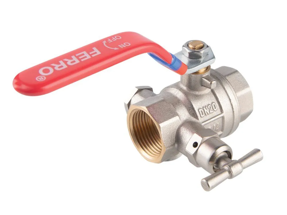 kulový plnoprůtočný kohout s vypouštěním, páka MM 3/4" Oblíbený