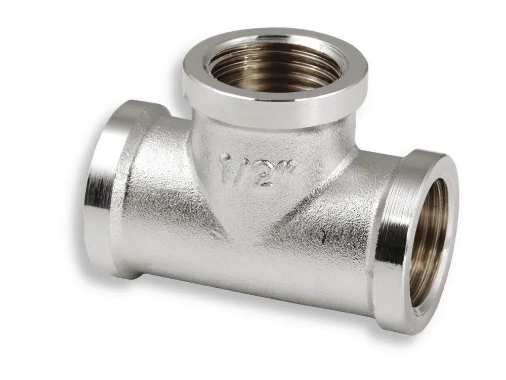 T - kus chromovaný 3/8" Výhodná Nabídka