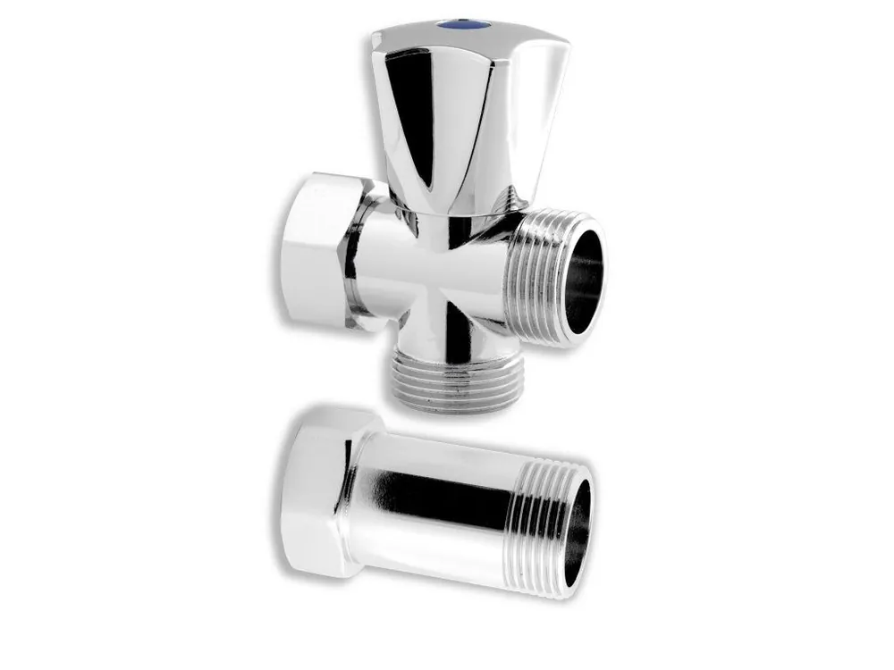 Cenový Hit Pračkový ventil s mezikusem 3/4"x3/4"x3/4"