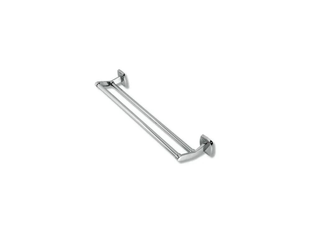 Novinka dvojitý držák ručníků 460 mm Orfeus chrom