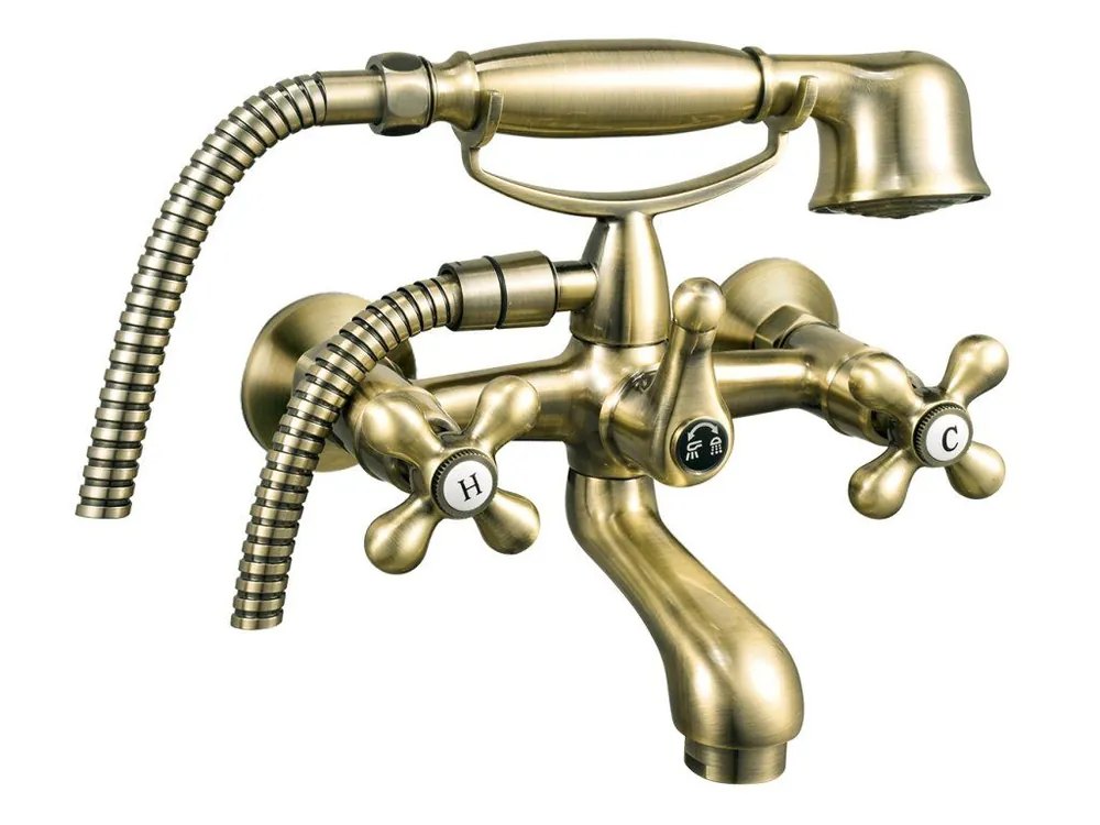 Vanová nástěnná baterie 150 mm bronz Pouze Dnes