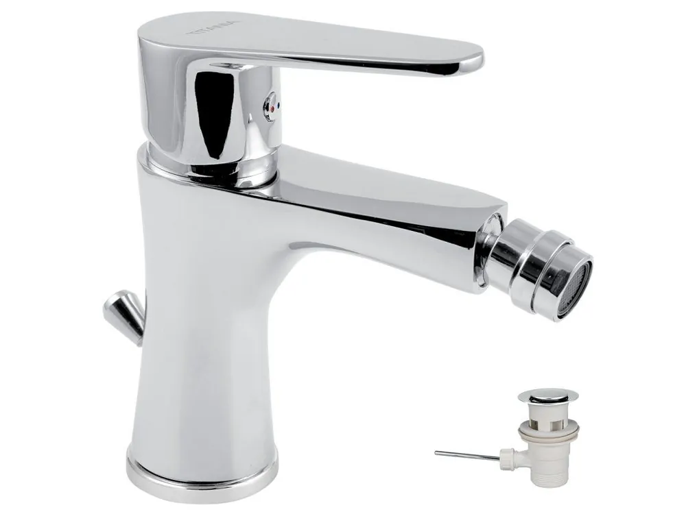 Oblíbený Bidetová baterie s výpustí Titania Fresh chrom