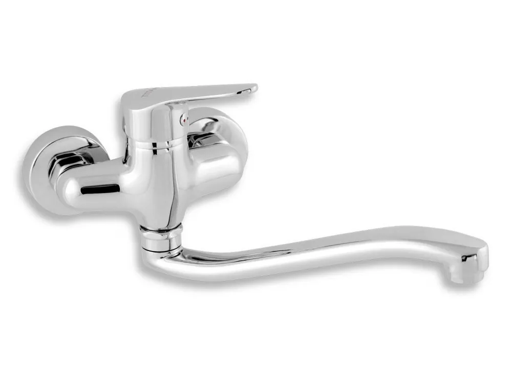 Časově Omezené dřezová Umyvadlová baterie 100mm Titania IRIS New chrom