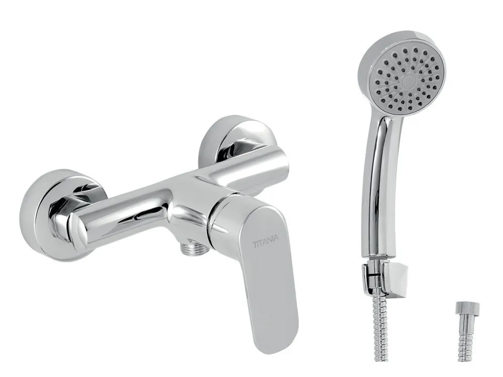 Sprchová baterie s příslušenstvím Titania Cosmos 150mm chrom Dokud Zásoby Vydrží