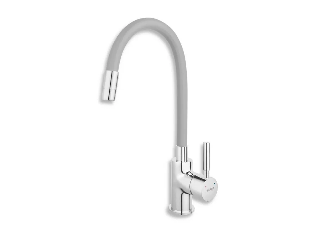 Zlevněný Novaservis dřezová baterie s elastickým ramenem 70710,0S, stříbrnošedá-chrom