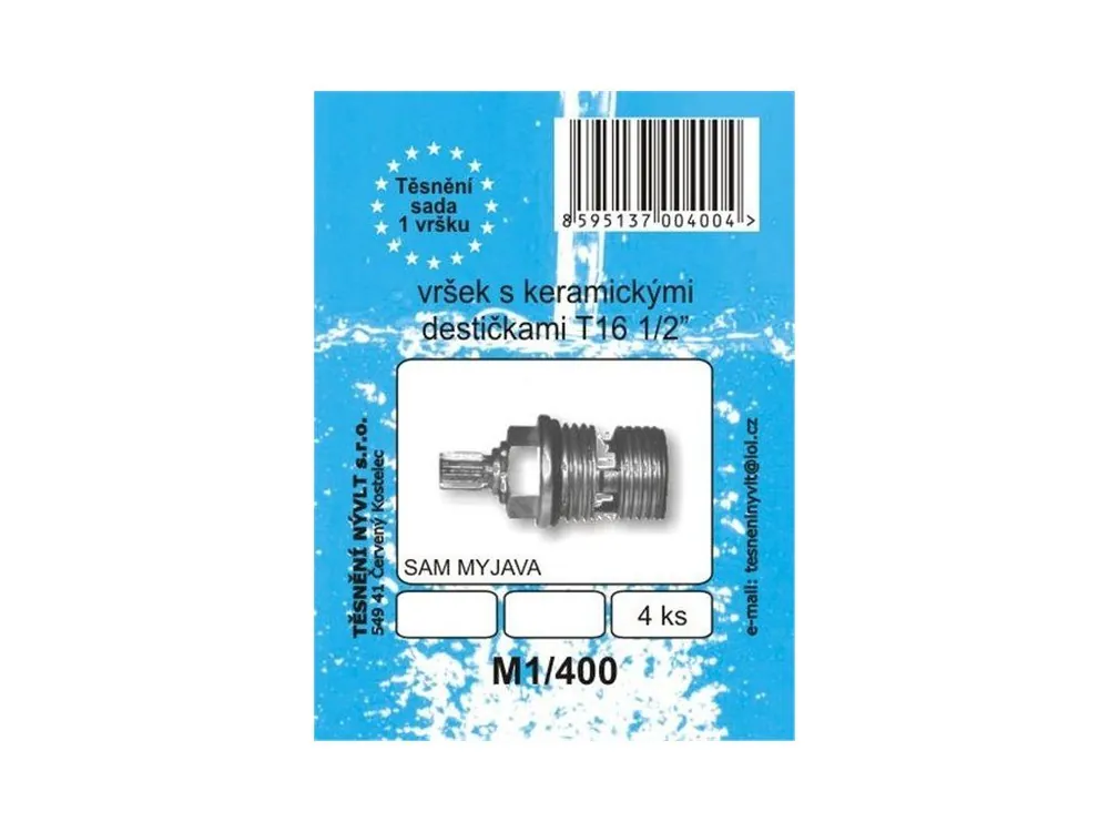 Novinka SADA - těsnění vršků s keramickými destičkami T 16 1/2" SAM Myjava - M1/400