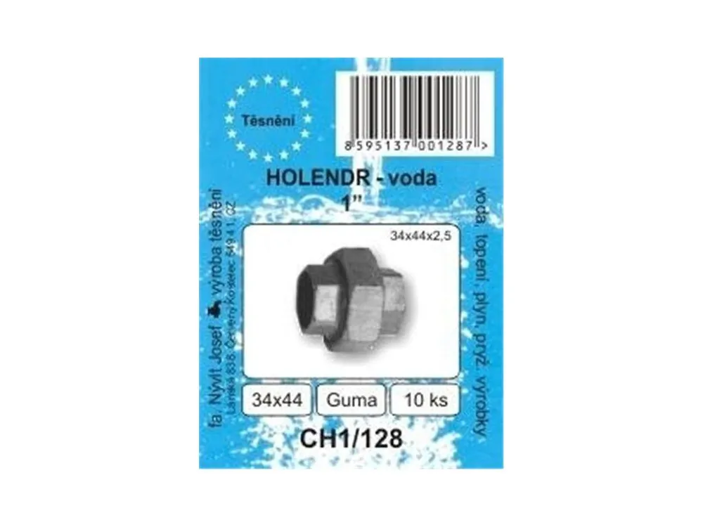SADA - těsnění ploché - guma - holendr 1" - 34 x 44 x 3 mm - CH1/128 Horká Nabídka