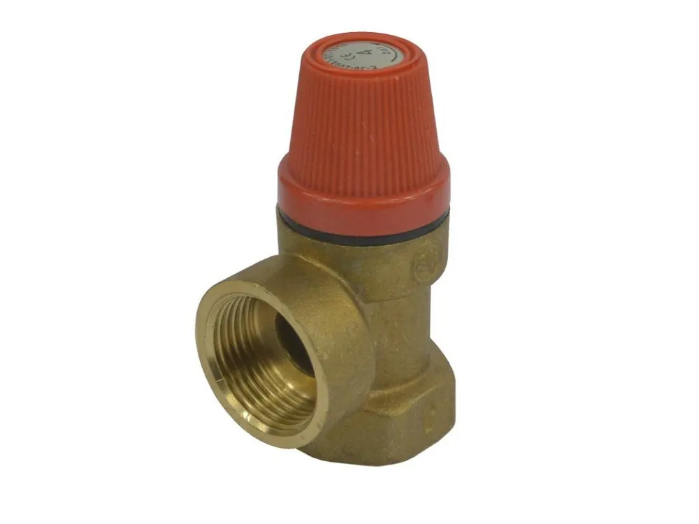 Klum Pojišťovací ventil pro bojler s pevně nastaveným tlakem 1/2" 6 bar PR2413C Nejlepší Volba