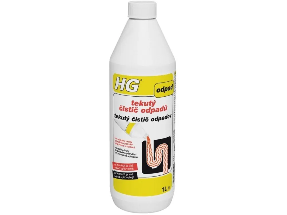 HG tekutý čistič odpadů 1 l Originální