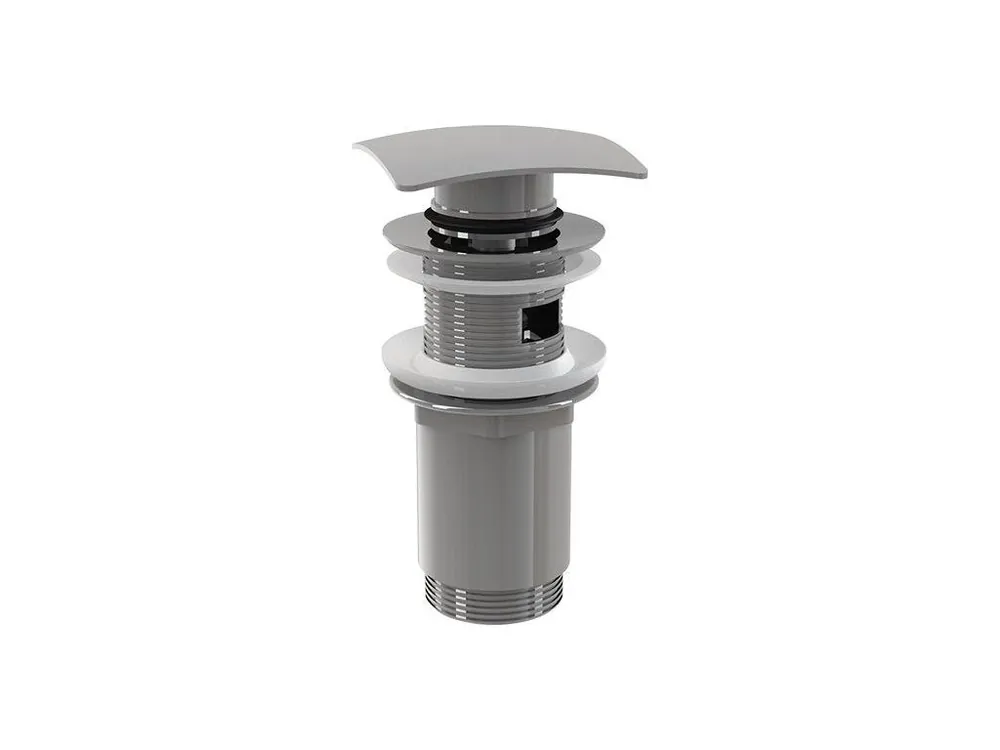 Horká Nabídka Alcadrain umyvadlová výpust click/clack 5/4" A393, celokovová s přepadem, hranatá zátka, chrom